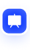 Embeddable website chat widget illustration
